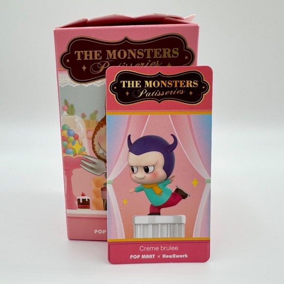 POP MART Labubu THE MONSTERS Patisseries Series Figure - Crème brûlée - Picture 1 of 3